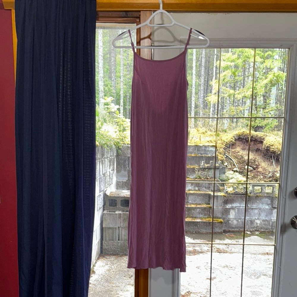 Elegant Pink Slip Dress